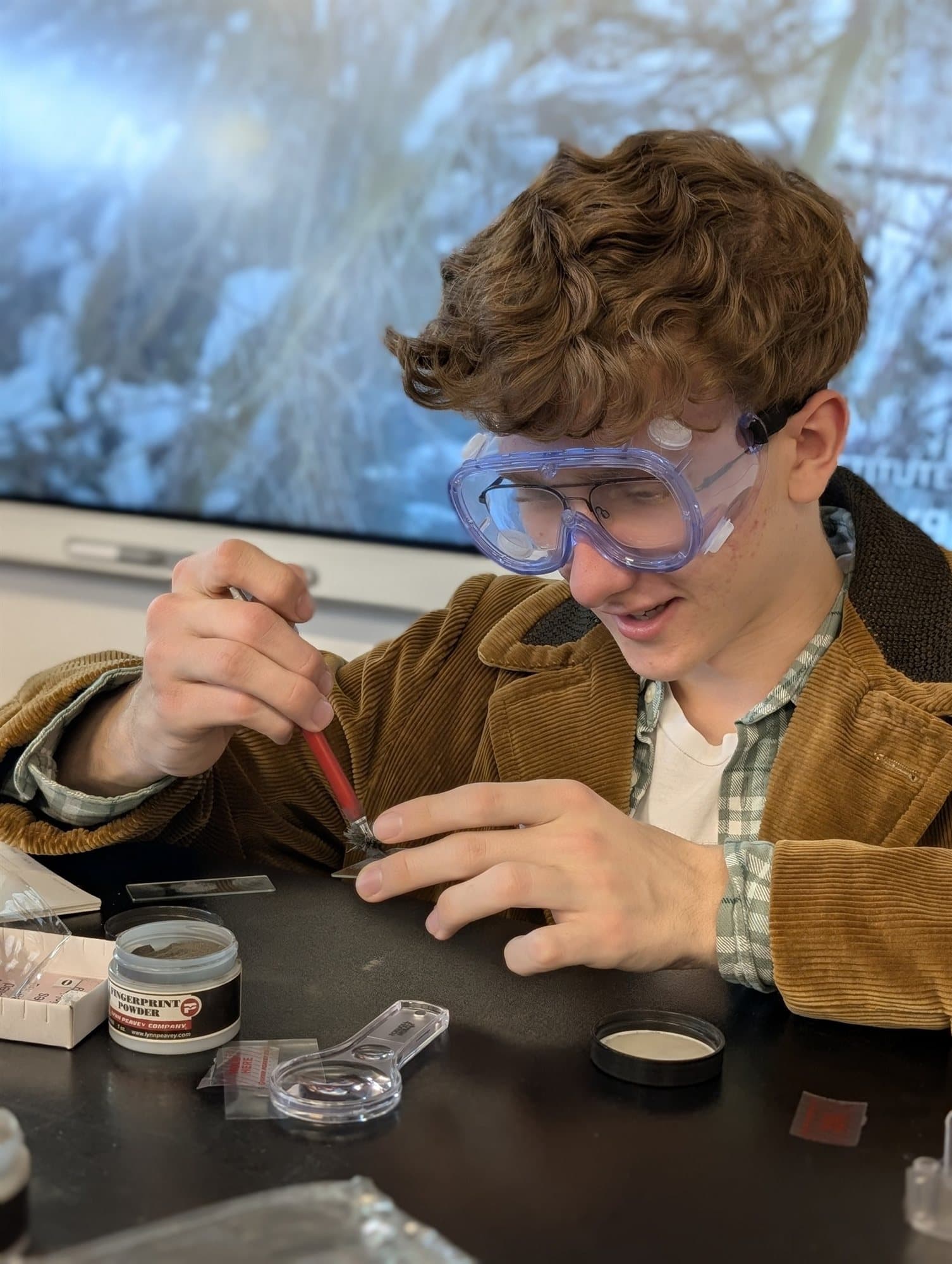 Madison Highland Prep students presenting college-level work at the science fair