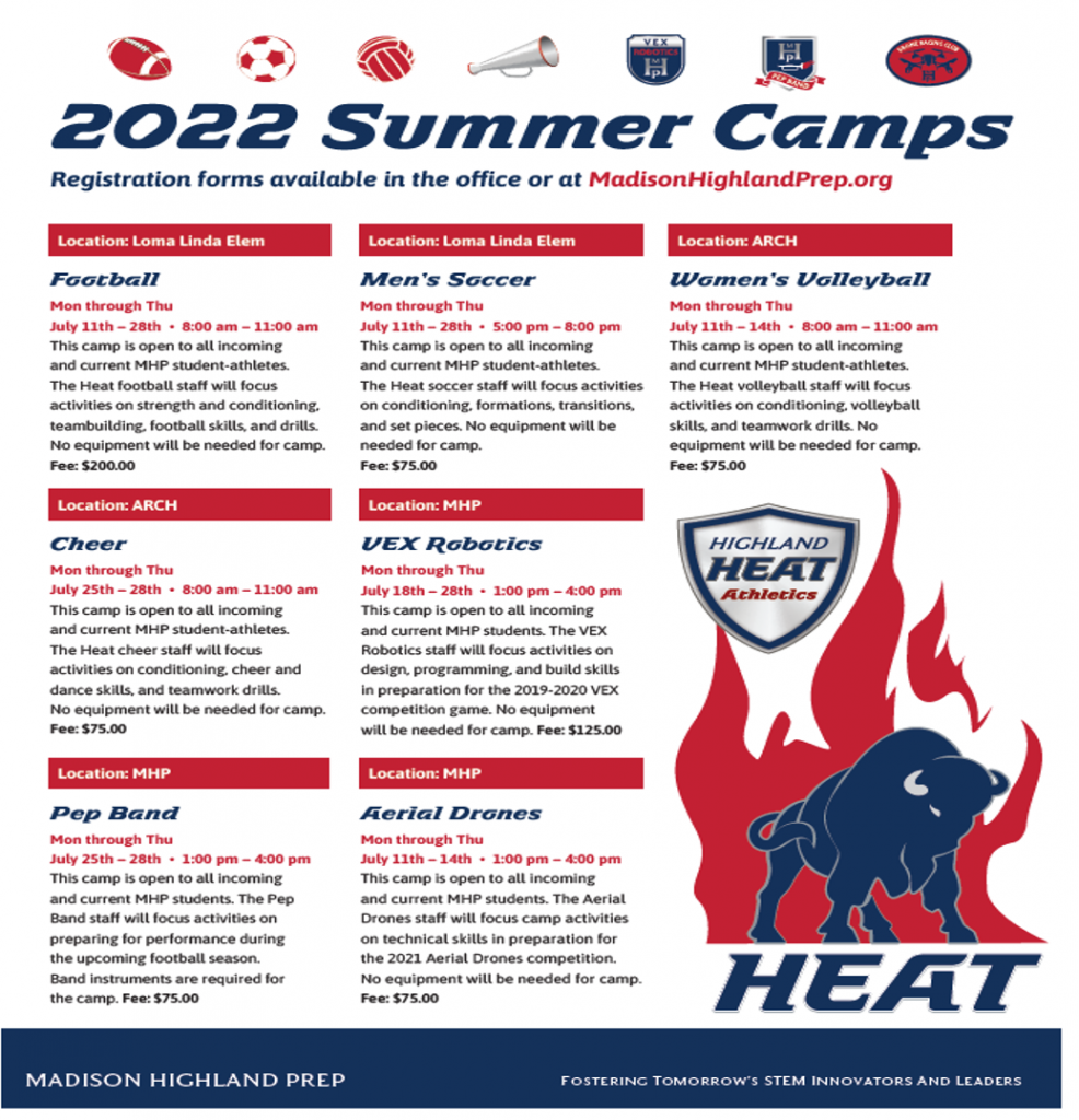 Summer Camps Madison Highland Prep